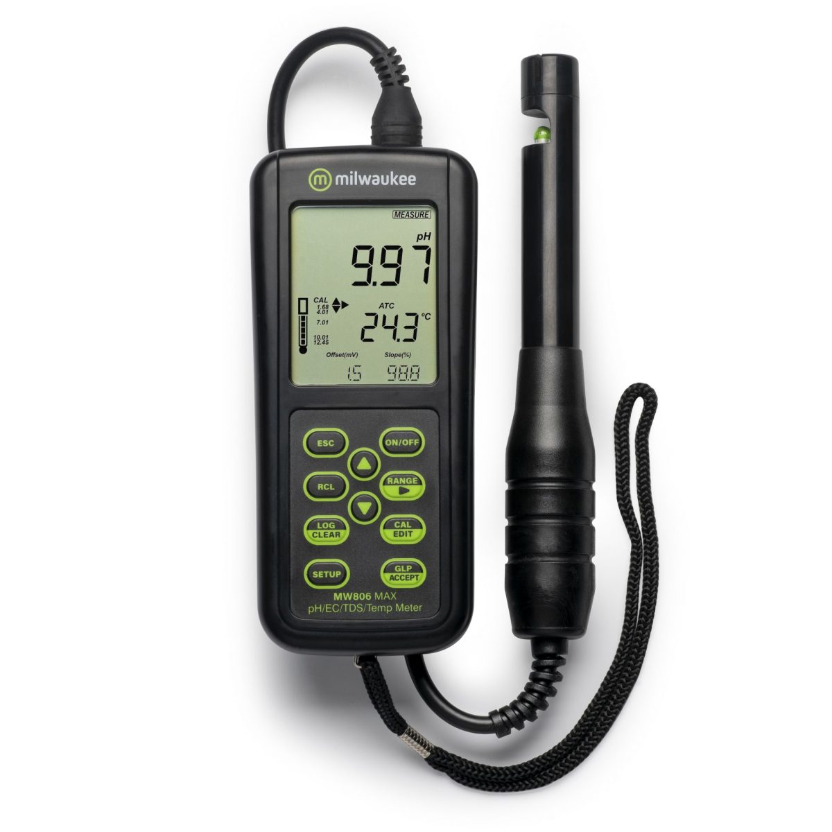دستگاه مولتی پارامتر پرتابل MW806max برند Milwaukee