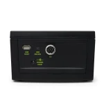 نمای جانبی دستگاه Milwaukee MW170 با نمایشگر دیجیتال و پروب اندازه‌گیری
